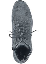 Waldl&auml;ufer Schn&uuml;r-Stiefelette mit floraler Pr&auml;gung 