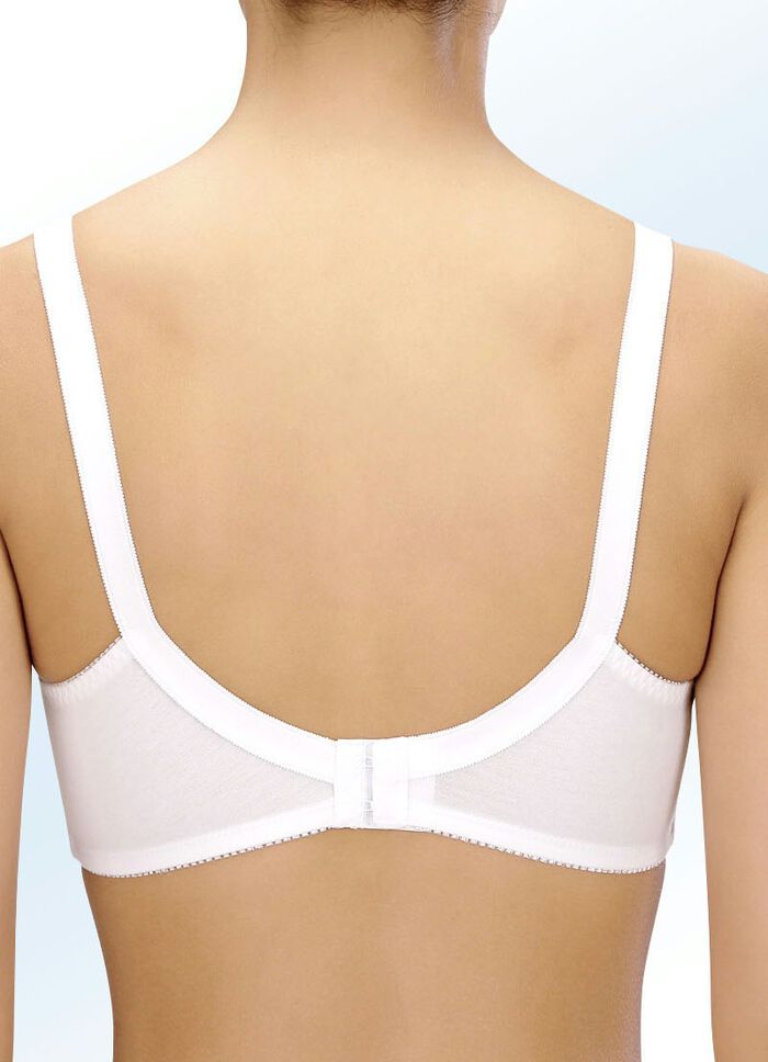 Naturana Zweierpack BH mit Spitze in den Obercups 1X WEISS, 1X PUDER