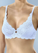 Triumph Amourette Bügel-BH aus zarter Elastikspitze BLEU