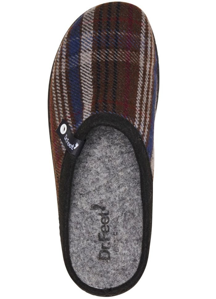 Pantoffel aus Filz BRAUN