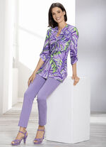 Shirt-Tunika mit farbbrillantem Druck