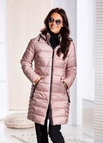 Kurzmantel mit abnehmbarer Kapuze 