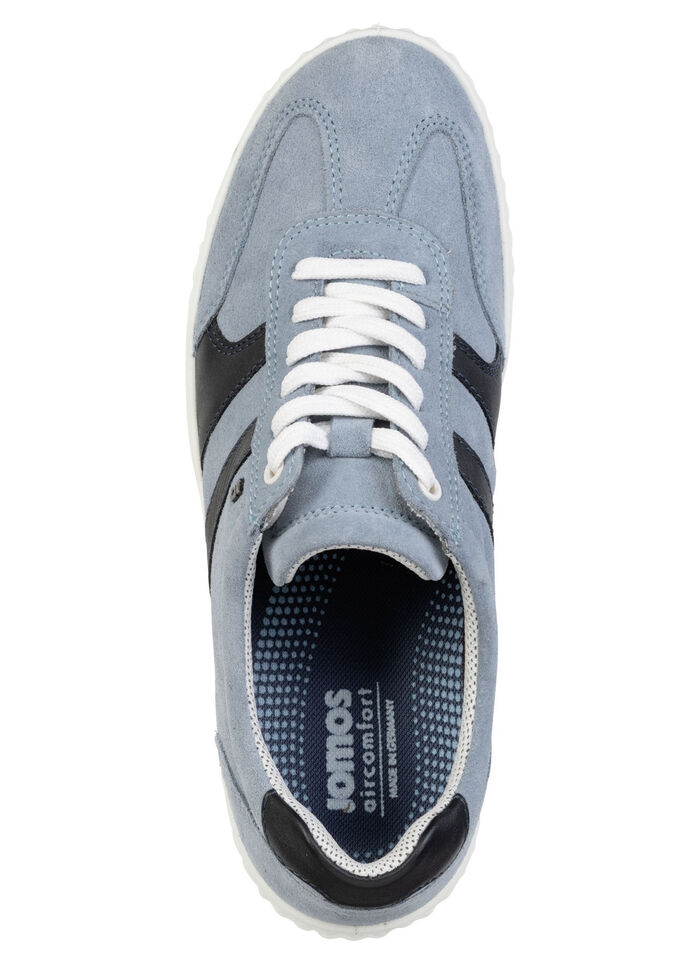 Sportliche Damen-Schnürschuhe, Weite H, mit herausnehmbarem Fußbett BLAU