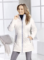 Jacke mit abnehmbarer Kapuze 