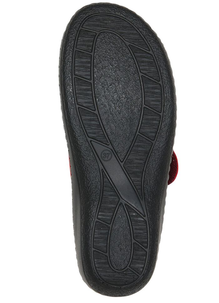 ELENA EDEN, klassische Damen-Pantoletten, Weite H, mit herausnehmbaren Fu&szlig;bett 