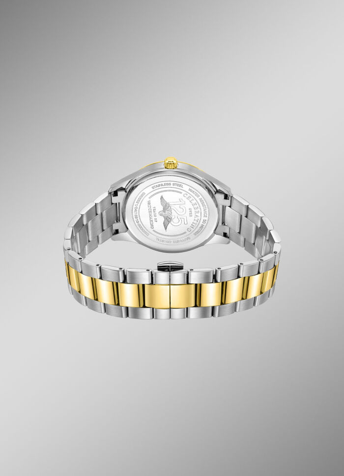 Rotary Quartz-Herrenuhr mit Edelstahlbandgehäuse 