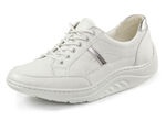 Waldläufer, bequeme Damen-Schnürschuhe, Weite H, Sohle mit Abrollfunktion NATURWEISS