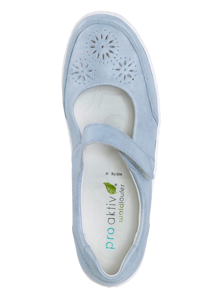 Waldl&auml;ufer, bequeme Damen-Slipper, Weite H, mit herausnehmbarem Fu&szlig;bett 