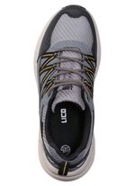 Atmungsaktive Herren-Sneaker, mit Klimamembrane GRAU-SCHWARZ