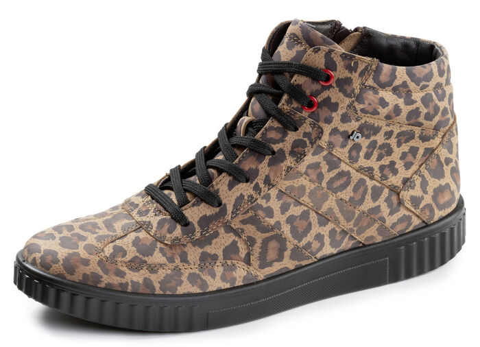 Trendige Damen-Boots, Winterschuhe, Weite H, mit Reißverschluss BRAUN