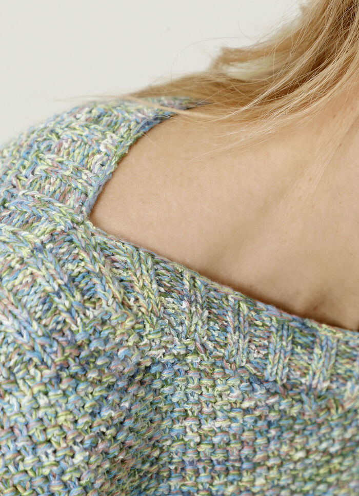 Pullover in Garnmix 