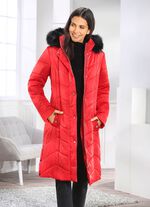 Mantel mit abnehmbarer Kapuze 