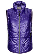 Weste in Metallic-Optik