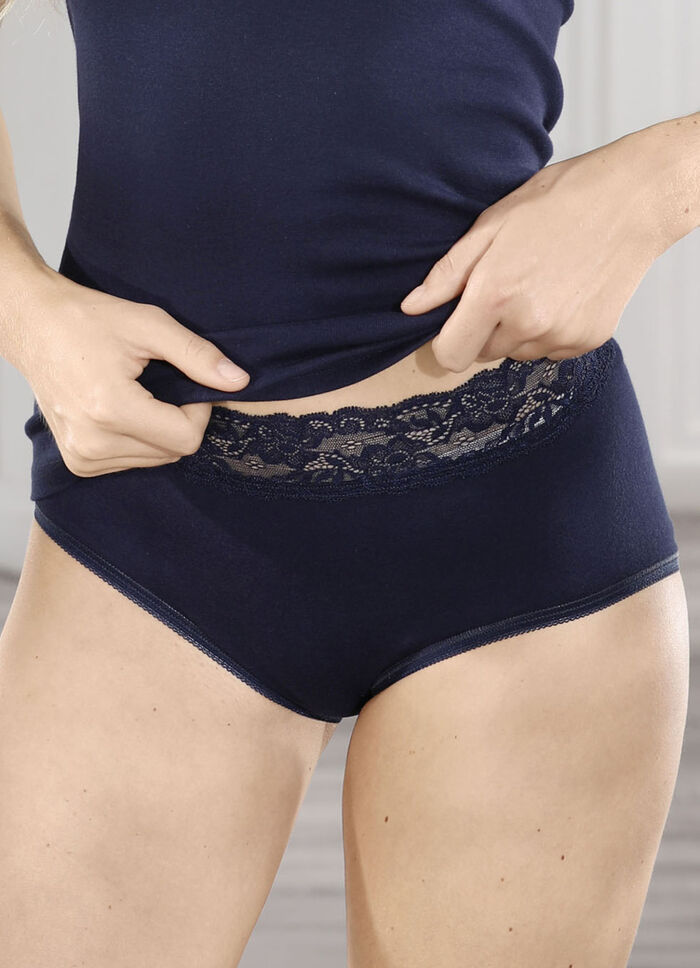 Speidel Zweierpack Slips ohne Seitenn&auml;hte MARINE