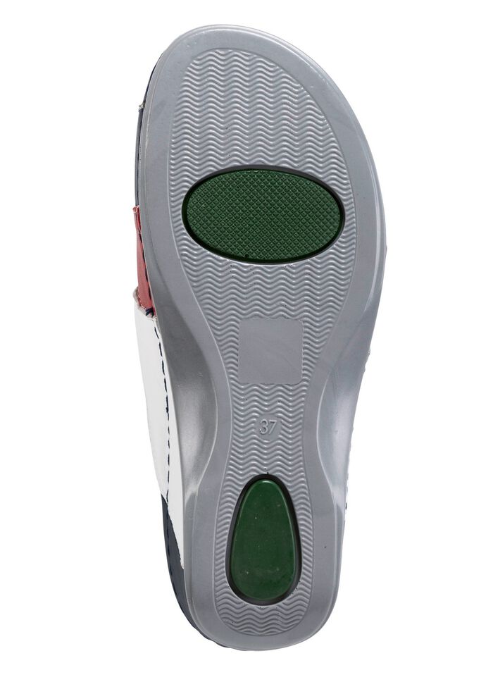 Mubb Pantolette aus Nappaleder mit Metallschmuck 