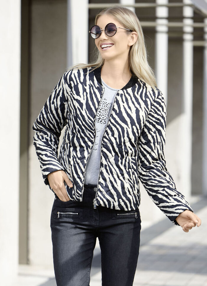 Wende-Kurzjacke in Blousonoptik 