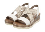 Remonte Sandalette mit Flechtdurchzügen HELLBEIGE-SAND