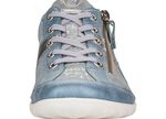 Remonte Sneaker mit bedruckten Bes&auml;tzen HELLBLAU-SILBER