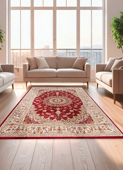 Br&uuml;cken, Galerie und Teppiche mit Seideneffekt 