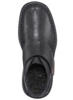 GINO GALANTE, gef&uuml;tterte Herren-Boots, Winterschuhe, Weite K, mit herausnehmbarem Fu&szlig;bett SCHWARZ-GRAU