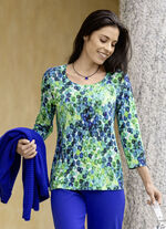 Shirt mit farbbrillantem Alloverdruck 