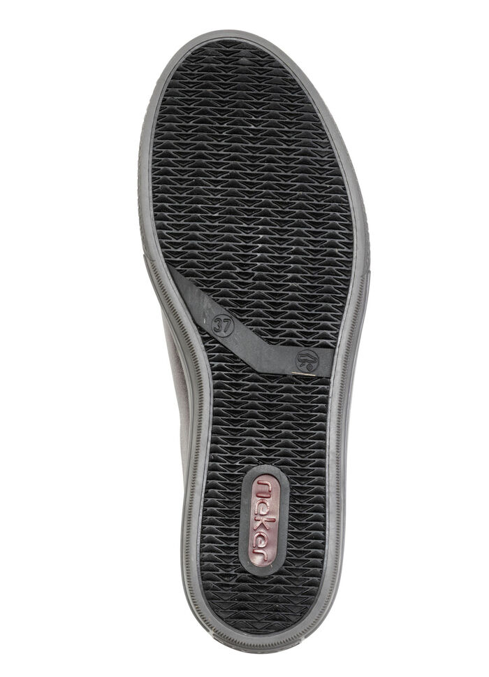 Rieker, modische Damen-Sneaker, mit Reißverschluss ALTSILBER