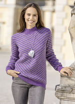 Pullover mit V-förmigem Muster 