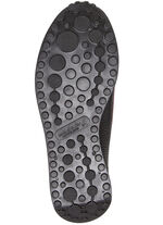 Waldläufer Mokassin-Slipper aus edlem, weichem Hirsch-Nappaleder SCHWARZ-MULTI