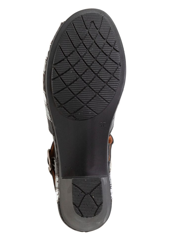 Gemini, modische Damen-Sandaletten, Weite G, mit Gummizug 