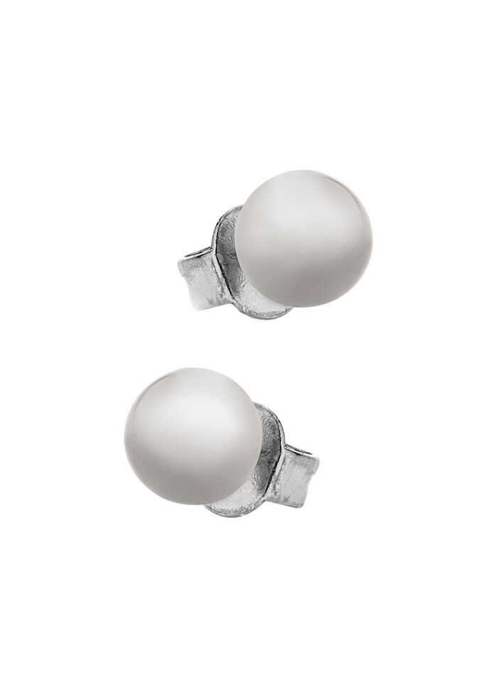 Kleine aber feine Kugel-Ohrstecker aus Titan 