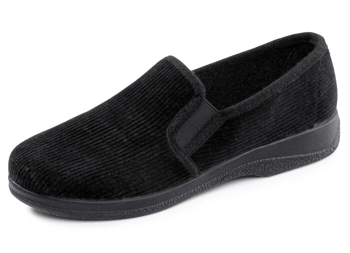 Klassische Herren-Hausschuhe, mit Gummizug 