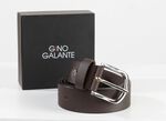 GINO GALANTE, modischer Herren-G&uuml;rtel inkl. Box, 3,5 cm breit BRAUN
