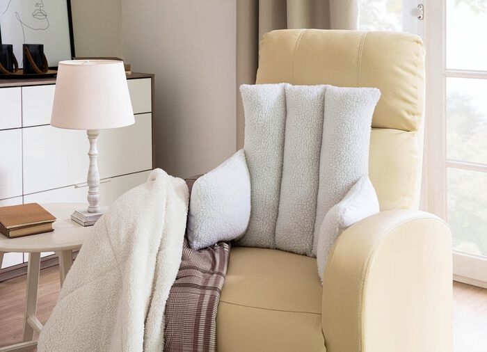 Kuscheliges R&uuml;ckenkissen 