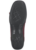 ELENA EDEN, klassische Damen-Slipper, Weite H, mit herausnehmbarem Fußbett BORDEAUX
