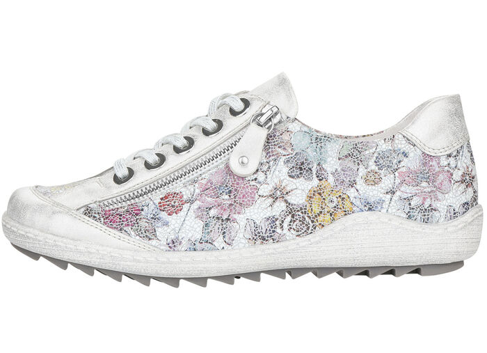 Remonte, elegante Damen-Sneaker, Weite G, mit Reißverschluss SILBER-BUNT
