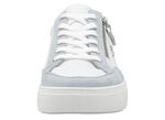 Remonte Sneaker aus Nappa- und Veloursleder mit Metallic-Besatz BLAU-WEISS-SILBER
