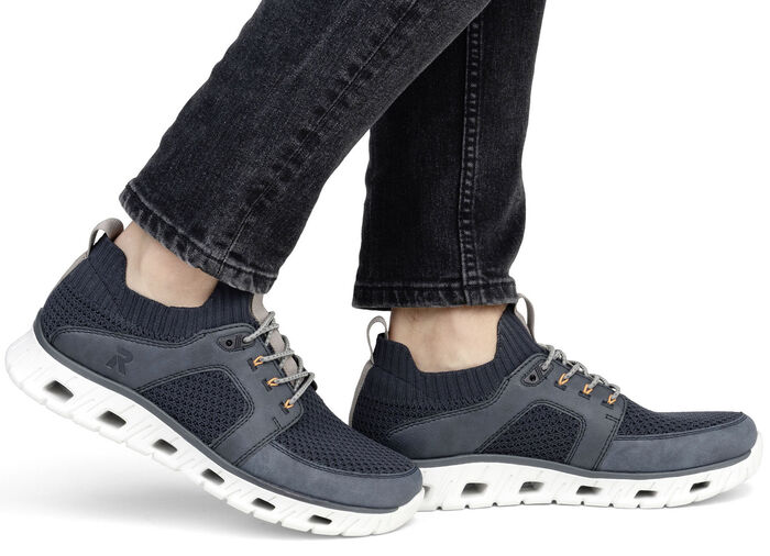 Rieker Sneaker mit elastischer Zierschnürung DUNKELBLAU