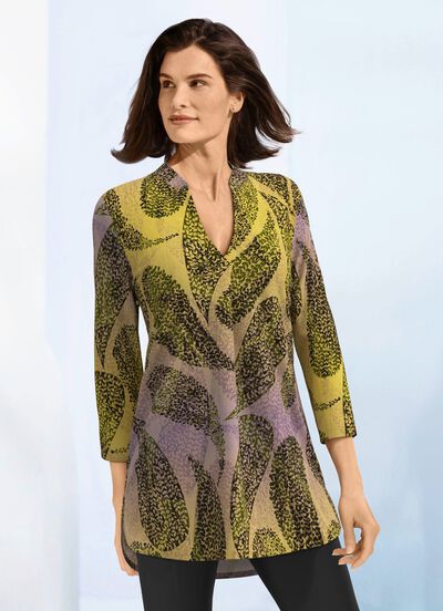 Longshirt mit Zierfalte im Vorderteil 