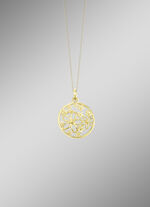 Filigraner Anhänger im Blumendesign 