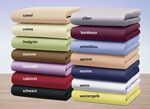 Edel-Jersey-Spannbetttuch mit Elasthan CAMEL