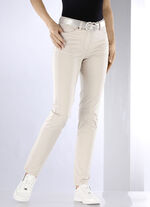 Jeans mit Push-up-Effekt BEIGE