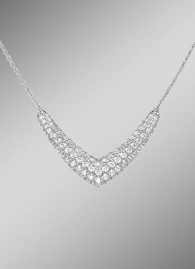 Halskette mit Zirkonia 