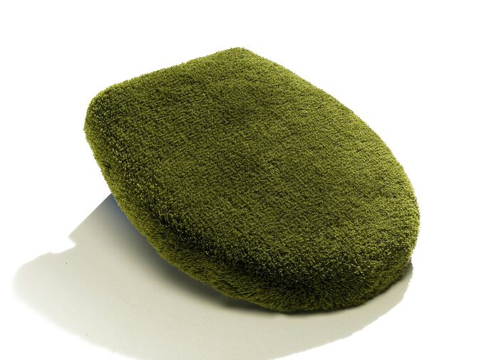 Kleine Wolke Badgarnitur in Table Tuft Qualität GRÜN