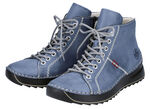 Rieker, sportive Damen-Boots, Winterschuhe, mit Reißverschluss JEANSBLAU