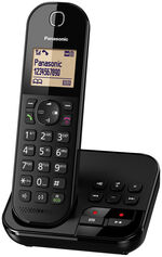 Panasonic Großtasten-Telefon mit Anrufbeantworter SCHWARZ