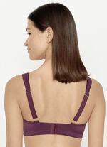 Susa Zweierpack BH mit Spitzeneinsätzen 1X AUBERGINE, 1X PUDER