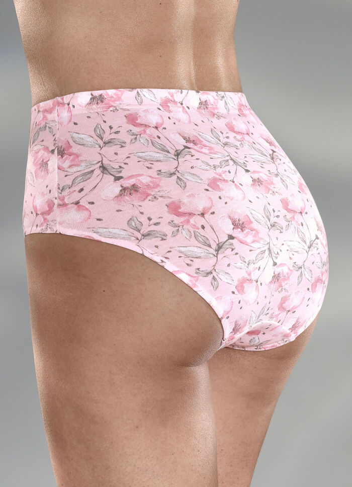 Viererpack Slip mit Floraldruck 