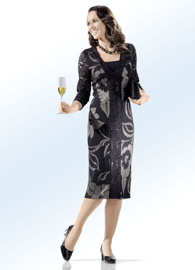 Kleid in 2-in-1-Optik 
