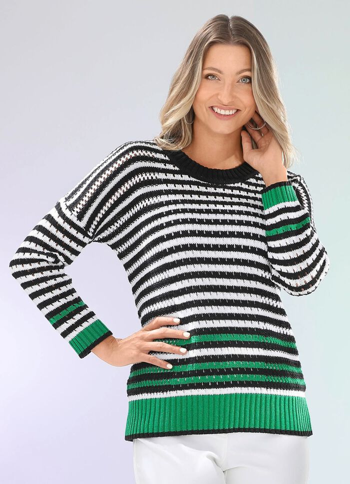 Pullover mit nachhaltig recycelter Baumwolle 