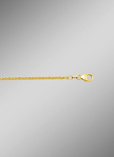 3-fach Zopfkette aus Gold 